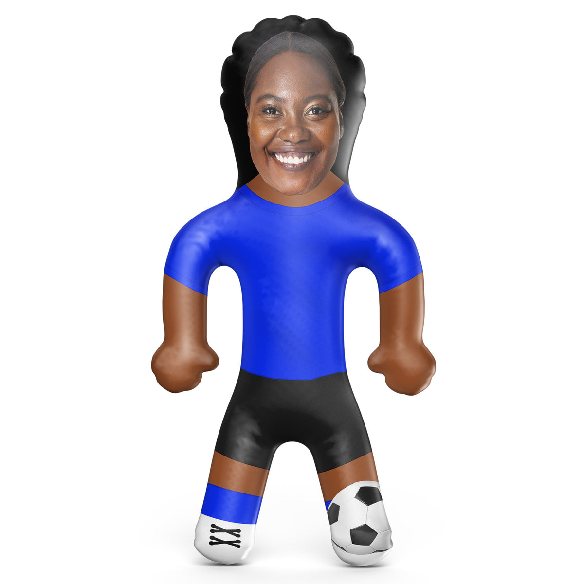 Royal Blue Football Kit Blow Up Doll