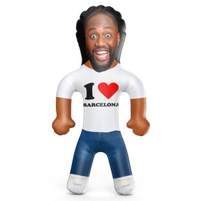 I Heart Barcelona Blow Up Doll