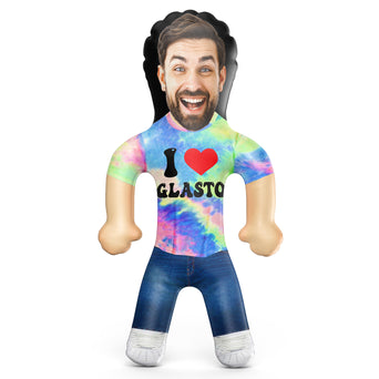 I Love Glasto Blow Up Doll