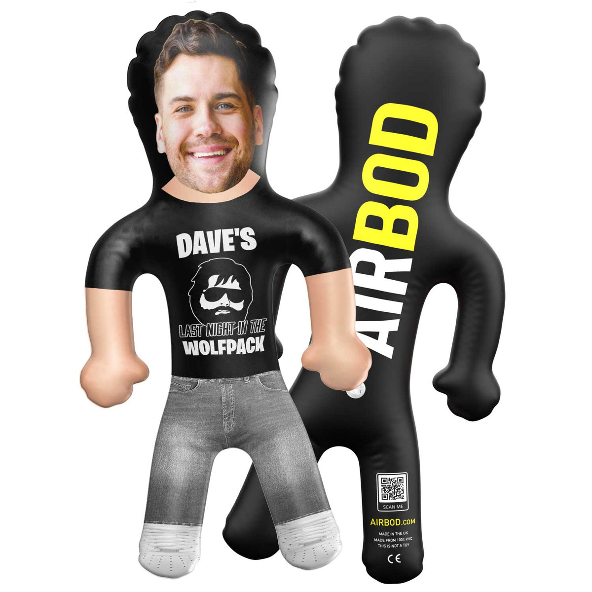 *Your Name's* Last Night In The Wolfpack Blow Up Doll