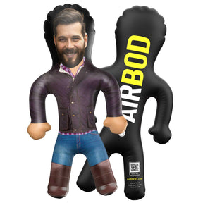 Farmer Quilted Jacket Blow Up Doll