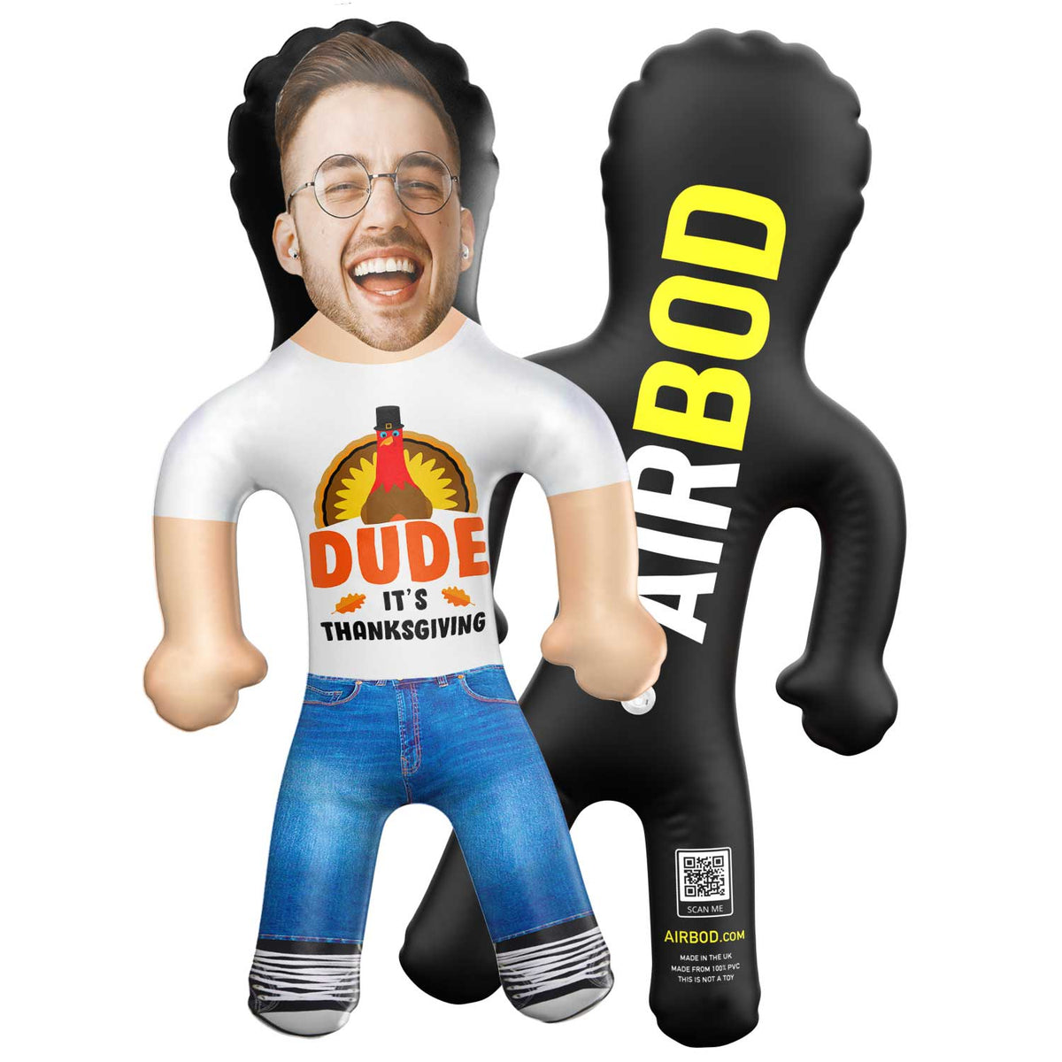 Dude It's Thanksgiving Blow Up Doll