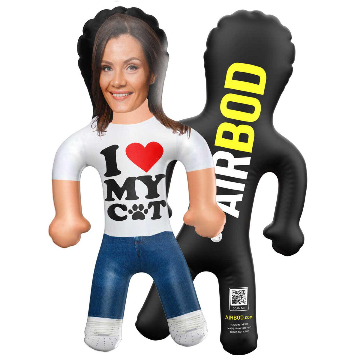 I Heart My Cat Blow Up Doll