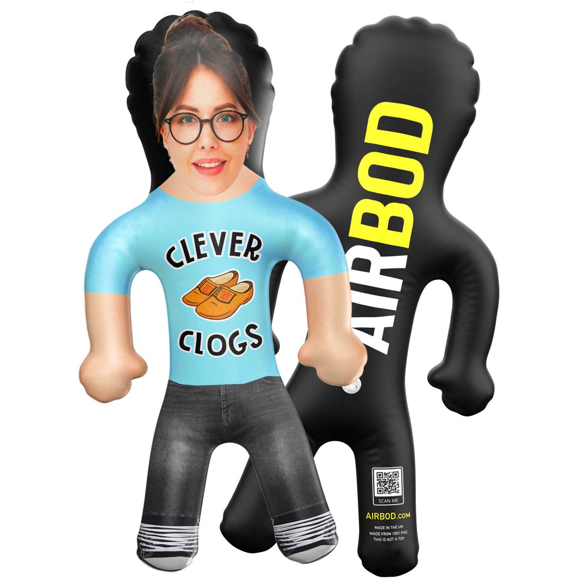 Clever Clogs Blow Up Doll