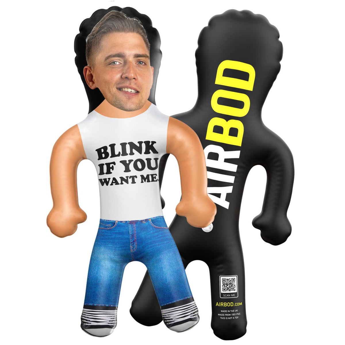 Blink if you want me Blow Up Doll