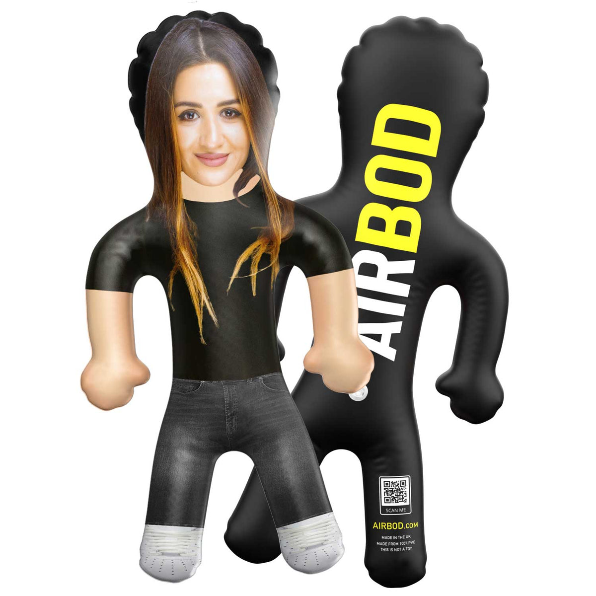Black T and Black Jeans Blow Up Doll
