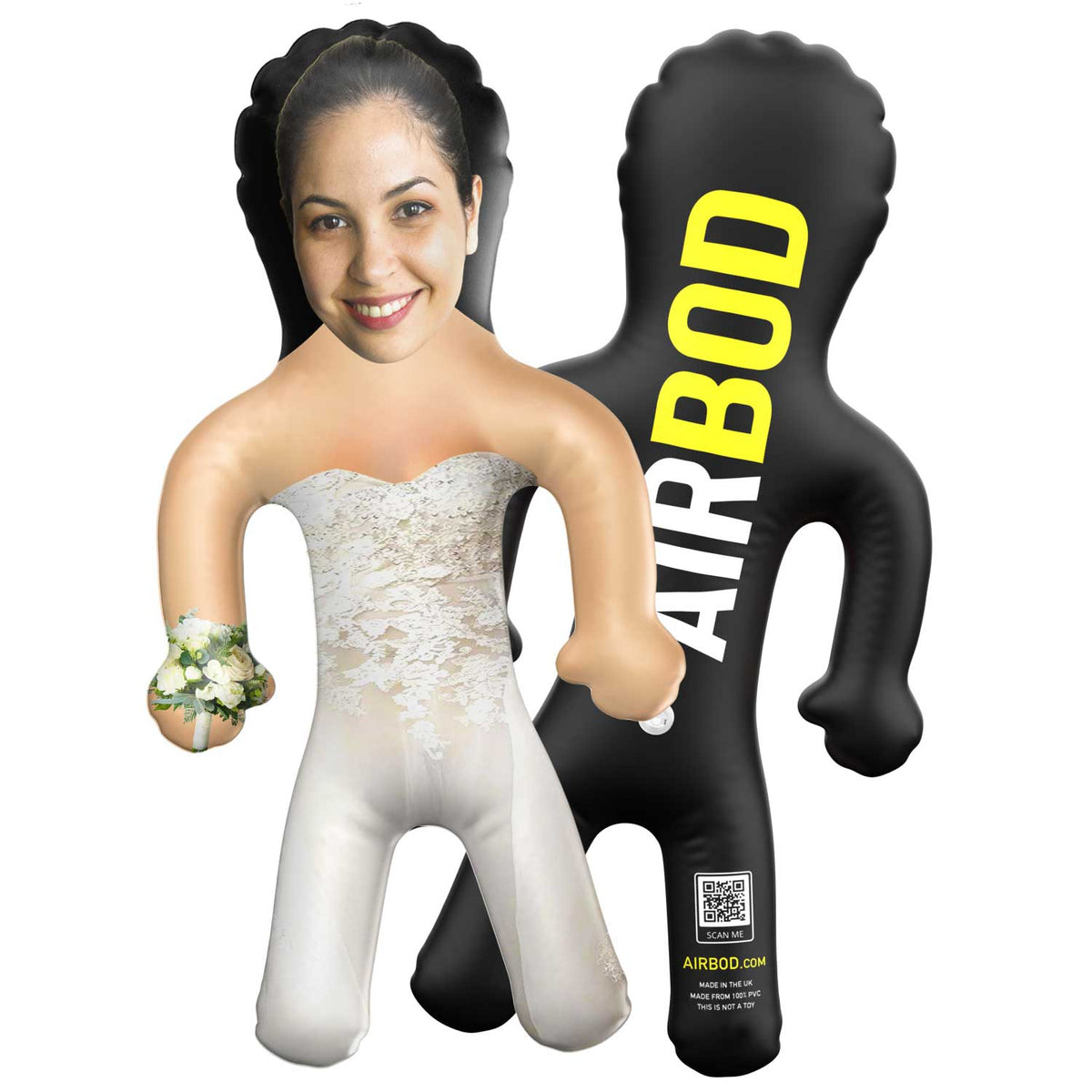 Bride Wedding Dress With Sweetheart Neckline Blow Up Doll