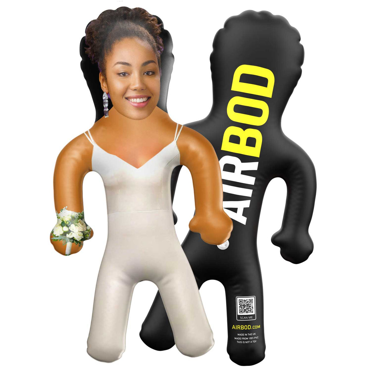 Bride Double Strap Wedding Dress Blow Up Doll