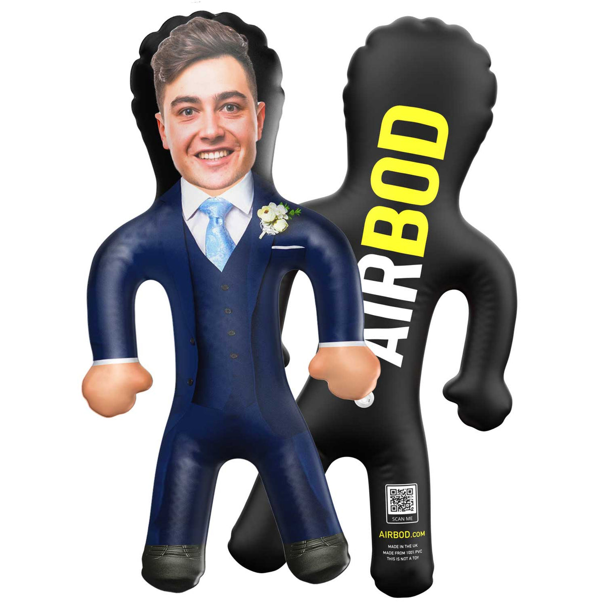 Groom Navy Suit Blow Up Doll