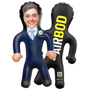Groom Navy Suit Blow Up Doll