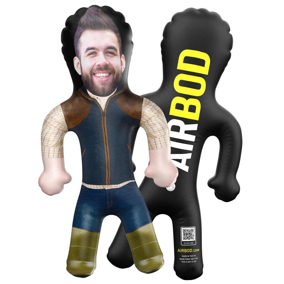 Farmer Gilet Blow Up Doll