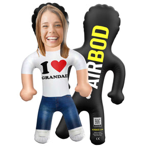I Heart Grandad Blow Up Doll