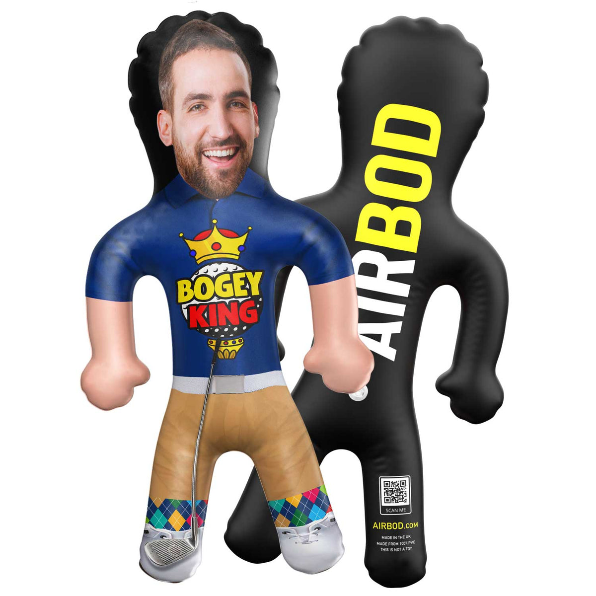 Bogey King Golfer Blow Up Doll