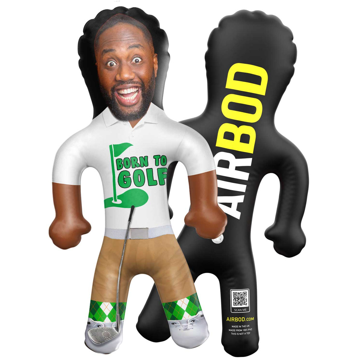 Born To Golf Blow Up Doll