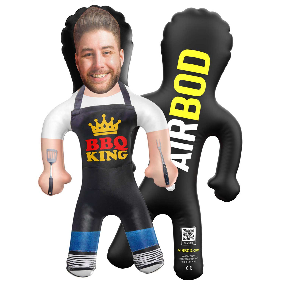 BBQ King Blow Up Doll