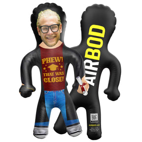Phew! That Was Close! Graduation Blow Up Doll
