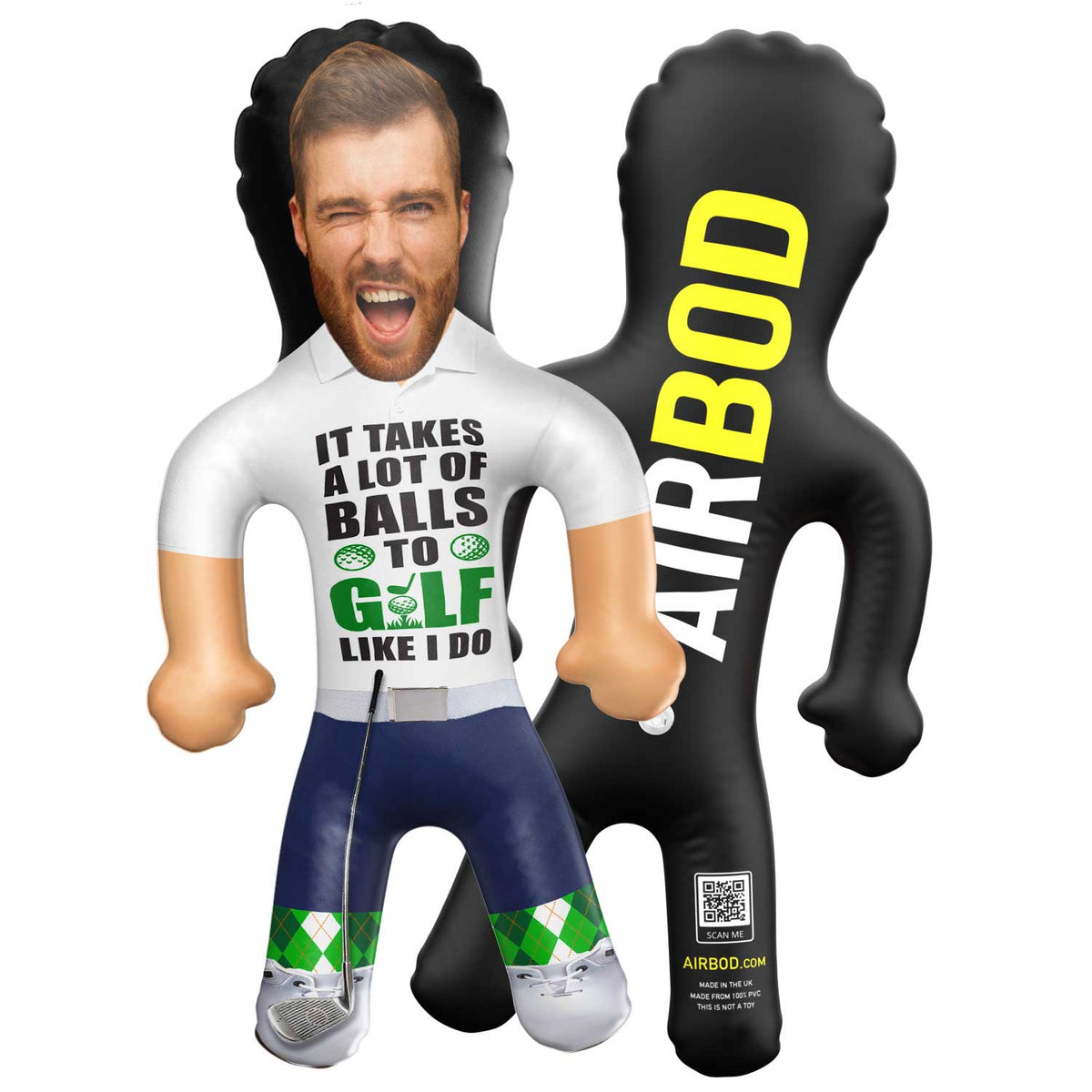 It Takes A Lot Of Balls To Golf Like I do Blow Up Doll