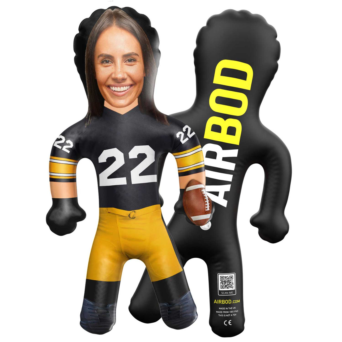 Pittsburgh Football Blow Up Doll