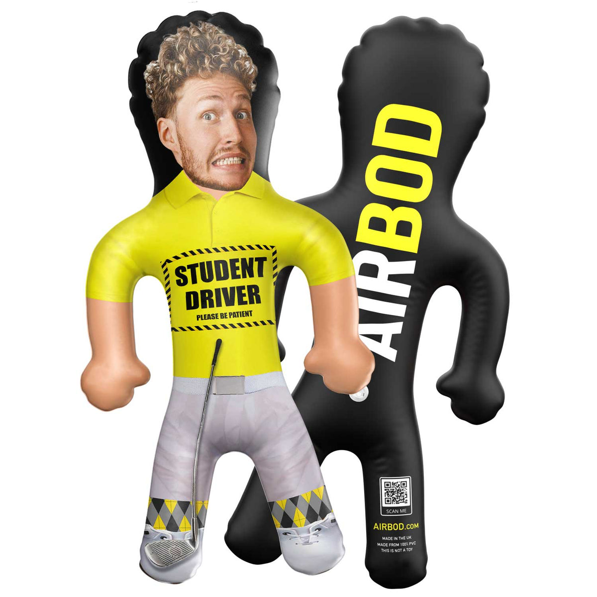 Student Golf Driver Please Be Patient Blow Up Doll
