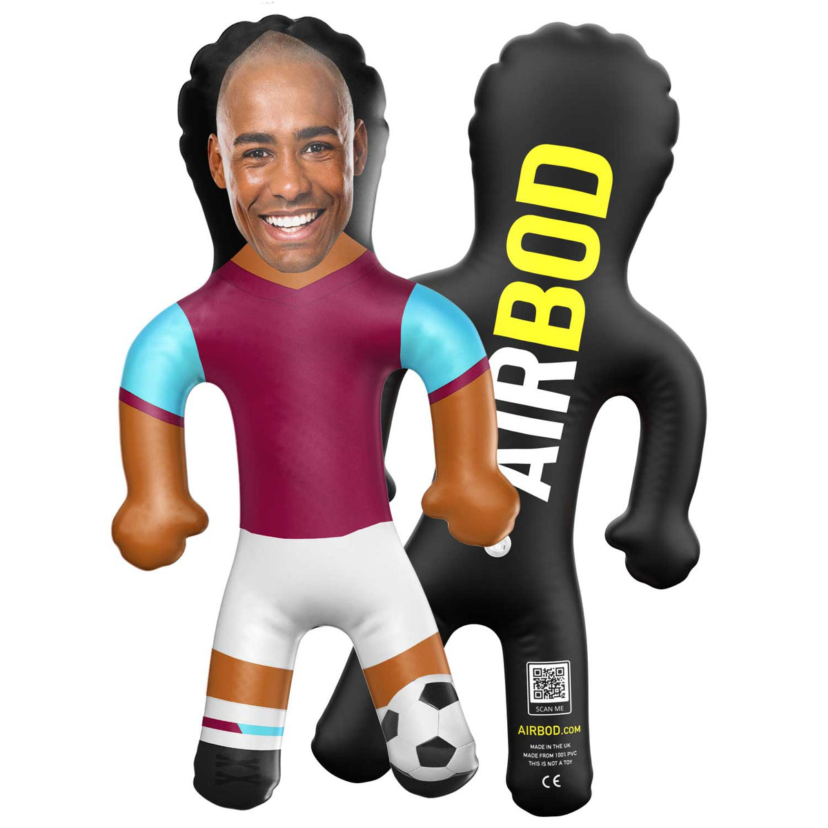 The Clarets Football Kit Blow Up Doll