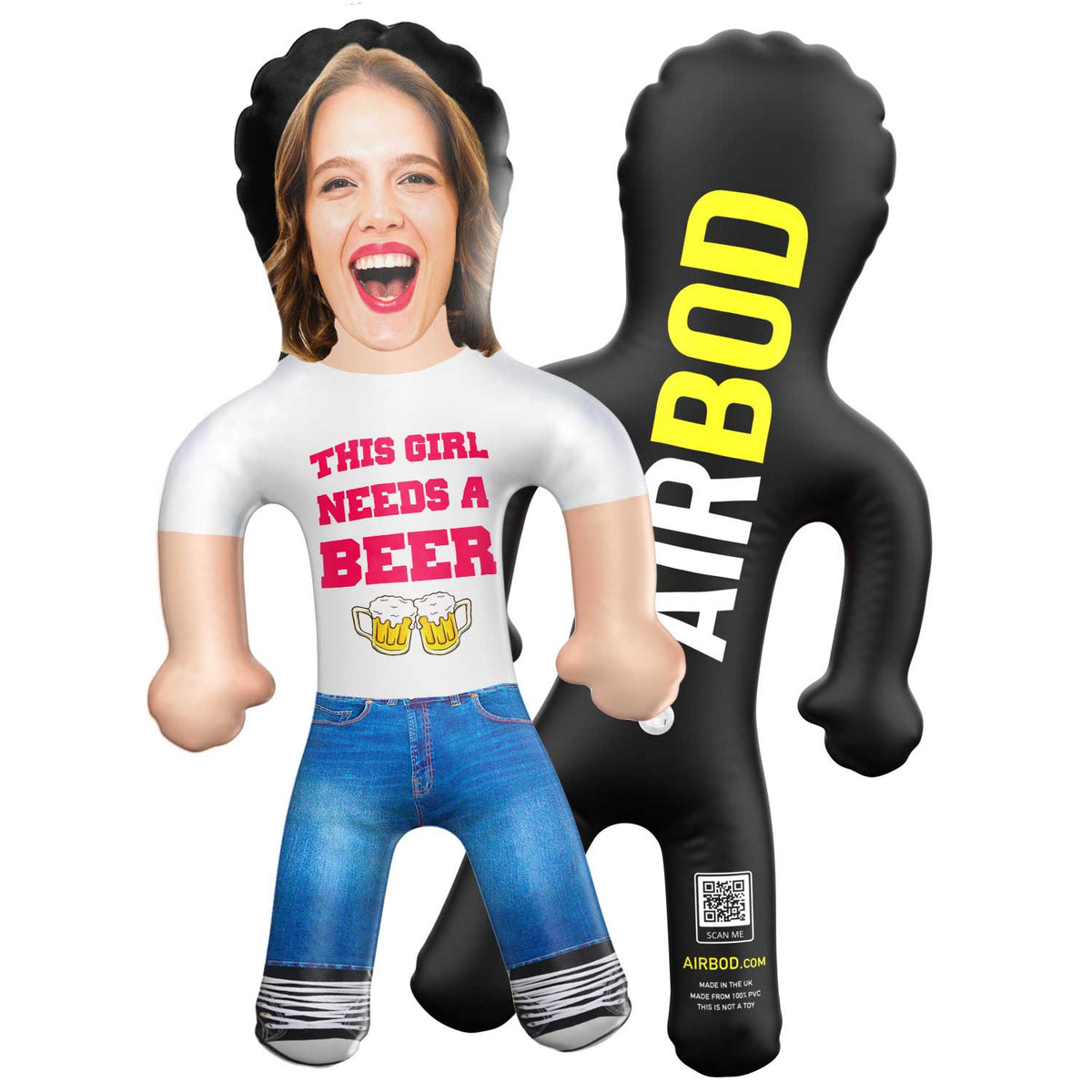 This girl needs a beer Blow Up Doll