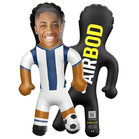 The Baggies Football Kit Blow Up Doll