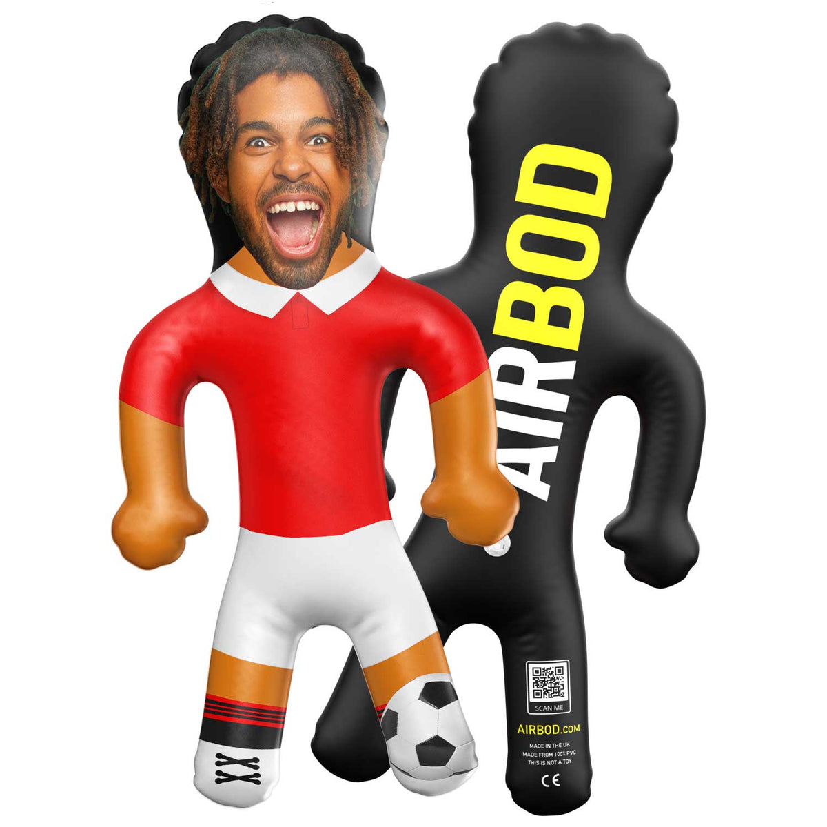 The Red Devils Football Kit Blow Up Doll
