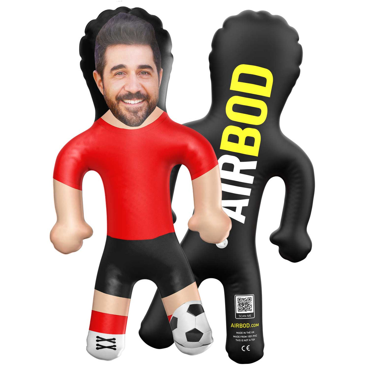 Red Football Kit Blow Up Doll