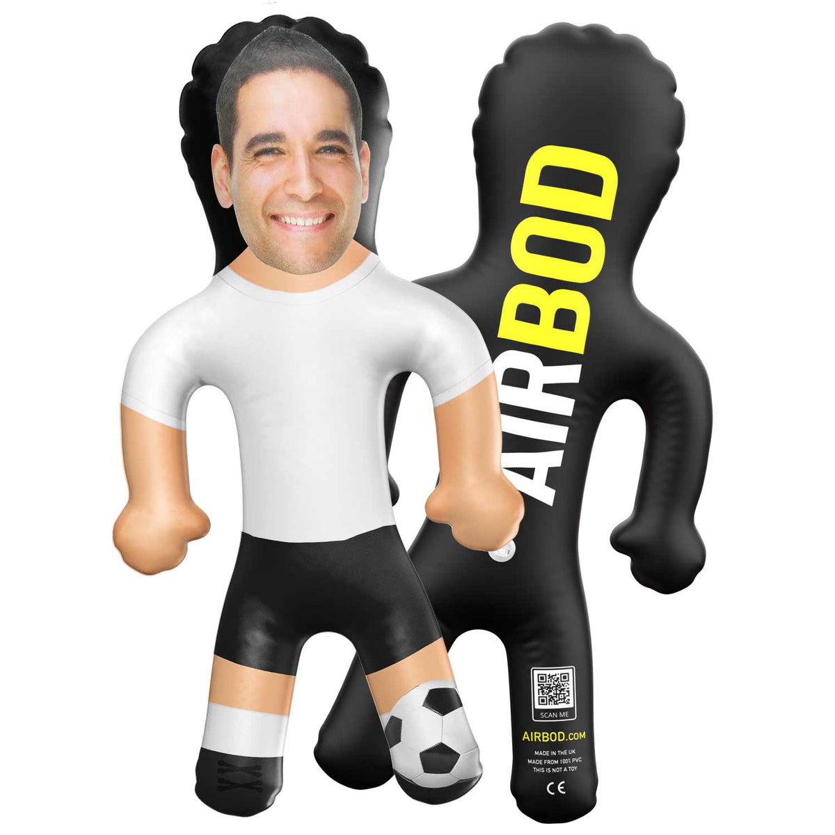 White Football Kit Blow Up Doll