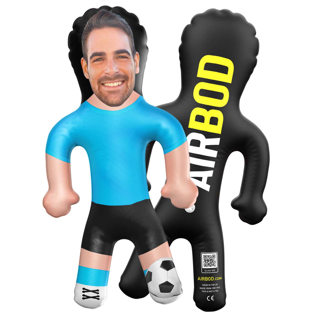 Blue Football Kit Blow Up Doll