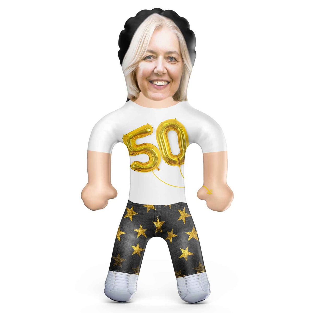 Personalised 50th Birthday Balloon Air Bod - Custom Blow Up Doll Personalised 50th Birthday Balloon Air Bod - Custom Blow Up Doll