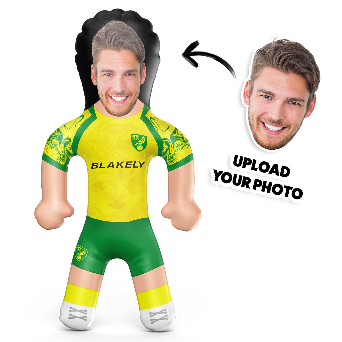 Norwich City Personalised Inflatable