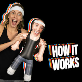 I Heart *Your Name* Custom Inflatable Doll
