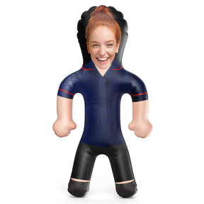 Nurse Uniform Navy with Red Piping Blow Up Doll