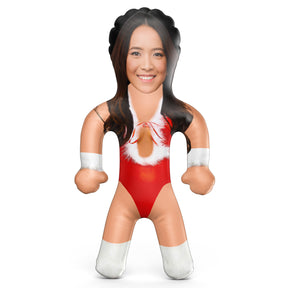 Sexy Fluffy Christmas Bodysuit Blow Up Doll