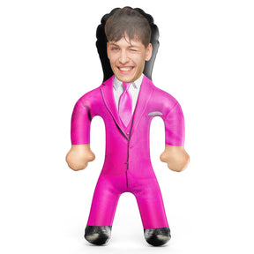 Pink Suit Inflatable Doll - Suit Blow Up Doll