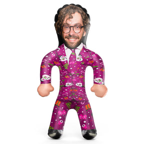 Purple Christmas Suit Inflatable Doll - Blow Up Doll