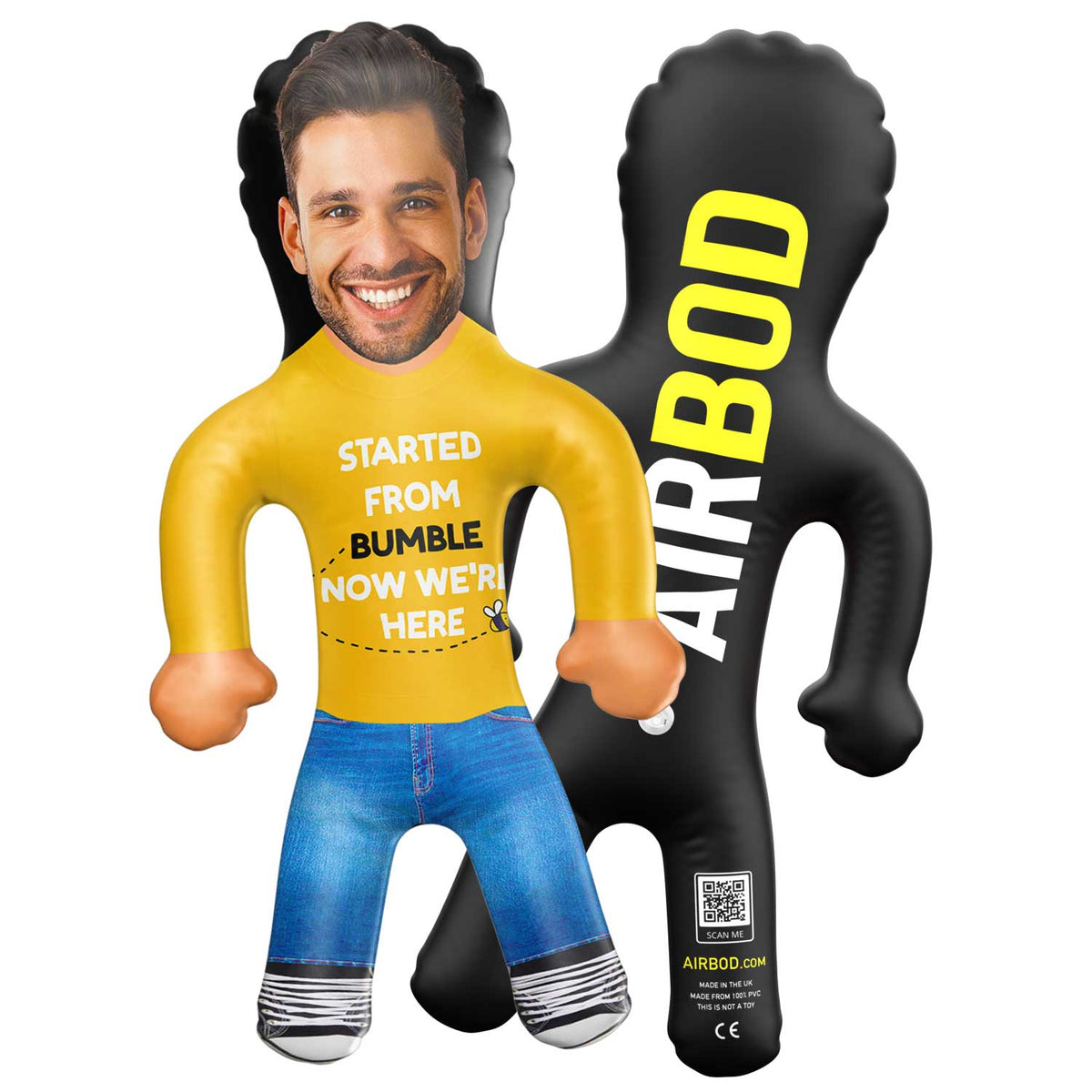 Started From Bumble Now We're Here Blow Up Doll