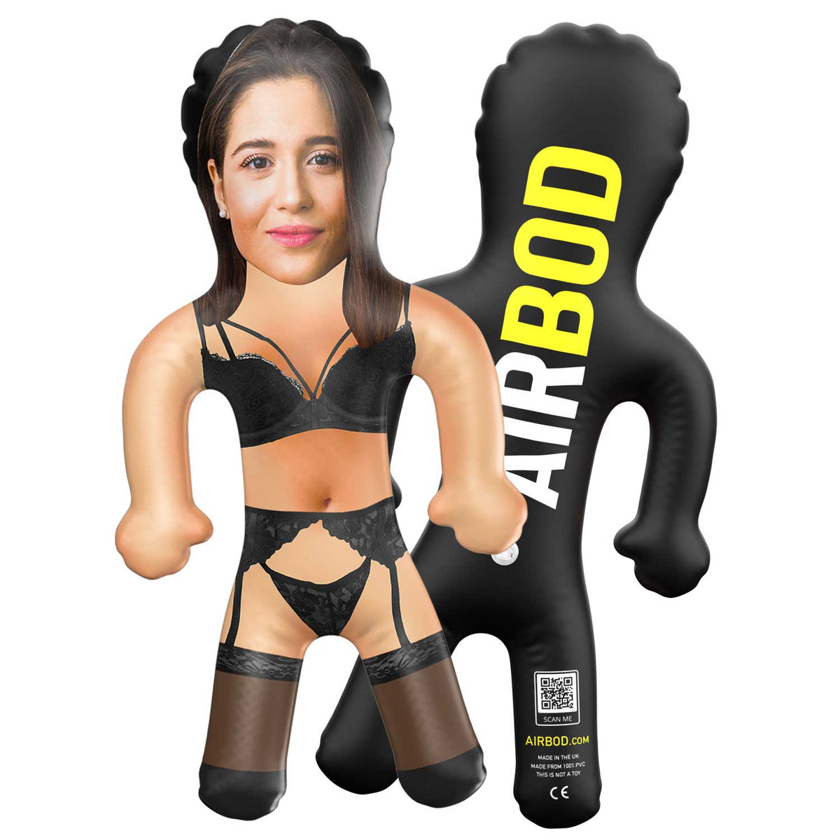 Black Lingerie Blow Up Doll