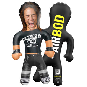 Punks Not Dead Guy Blow Up Doll