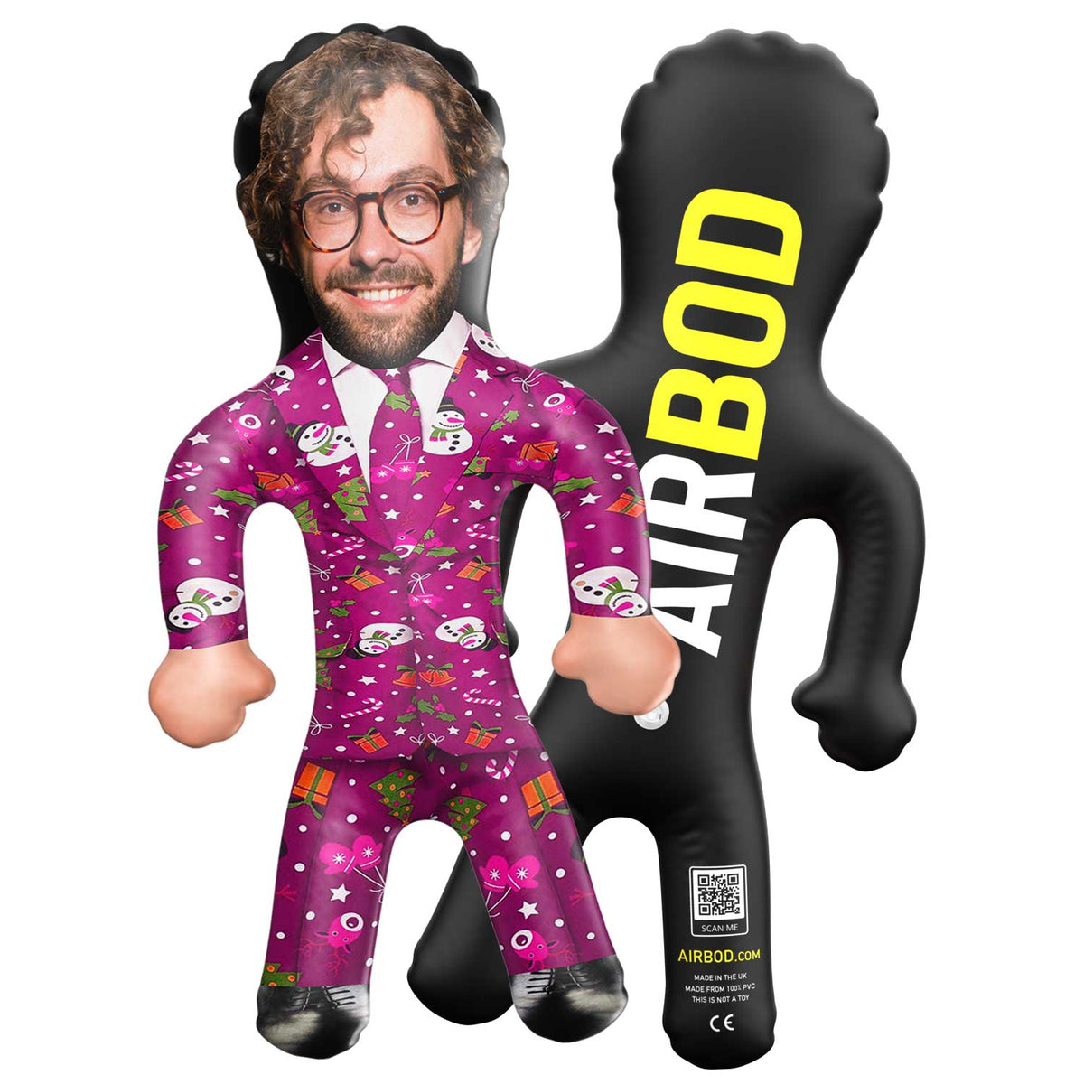 Purple Christmas Suit Blow Up Doll