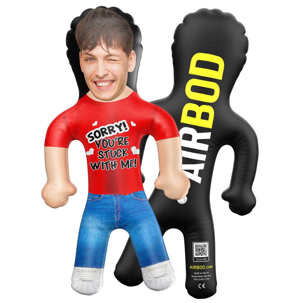 Sorry! You're Stuck With Me Blow Up Doll