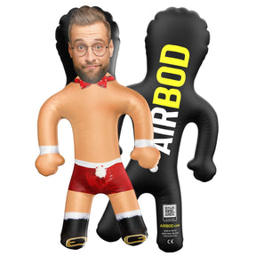 Sexy Christmas Boxers With Bow Tie & Boots Blow Up Doll