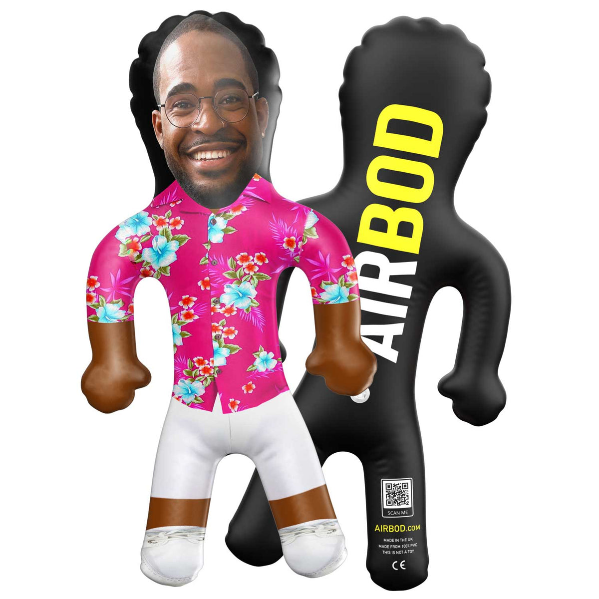 Hawaiian Shirt Pink Blow Up Doll