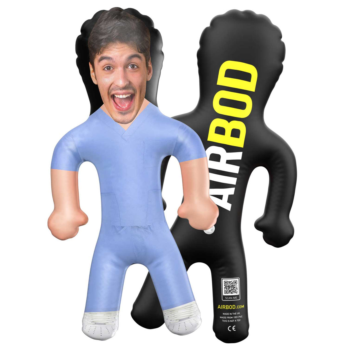 Nurse Scrubs Blow Up Doll